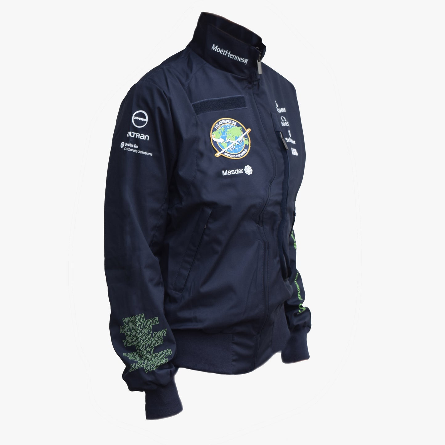 Solar Impulse Round the World Blue Lightweight Pilot Jacket - Woman
