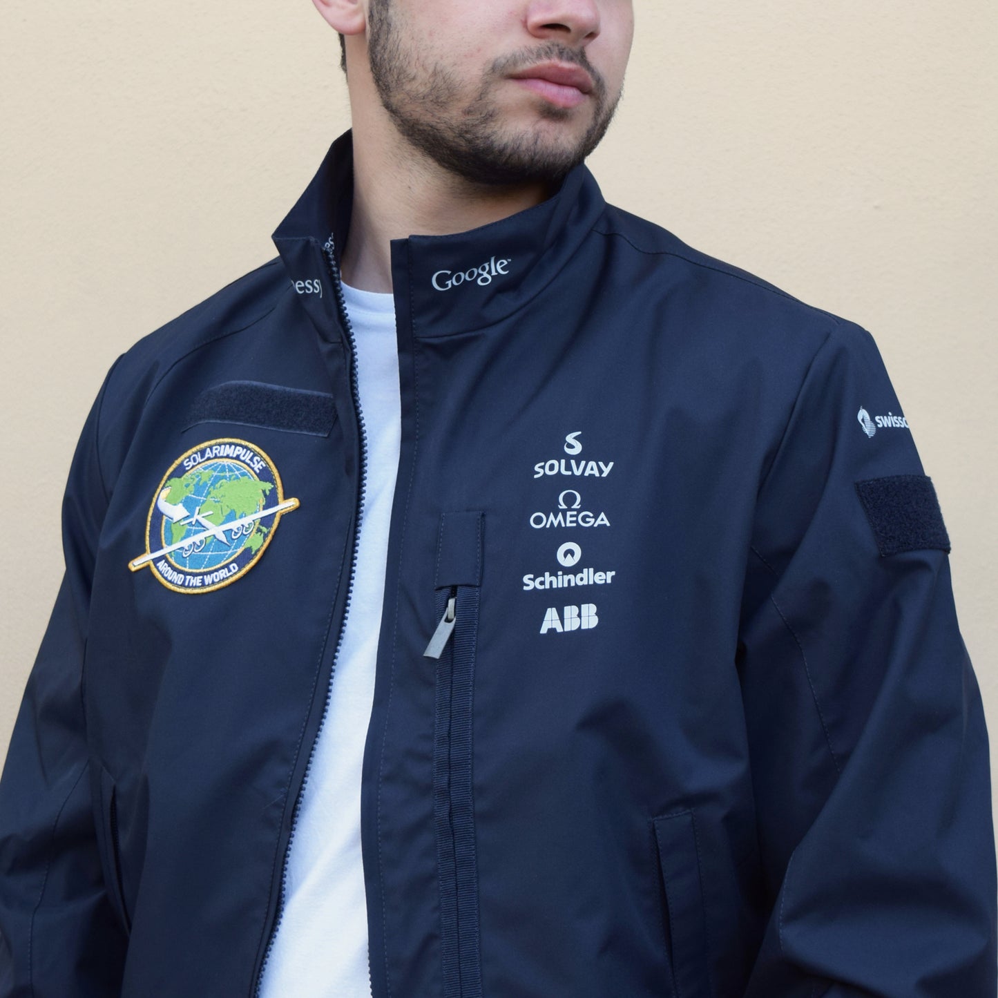 Solar Impulse Round the World Blue Lightweight Pilot Jacket