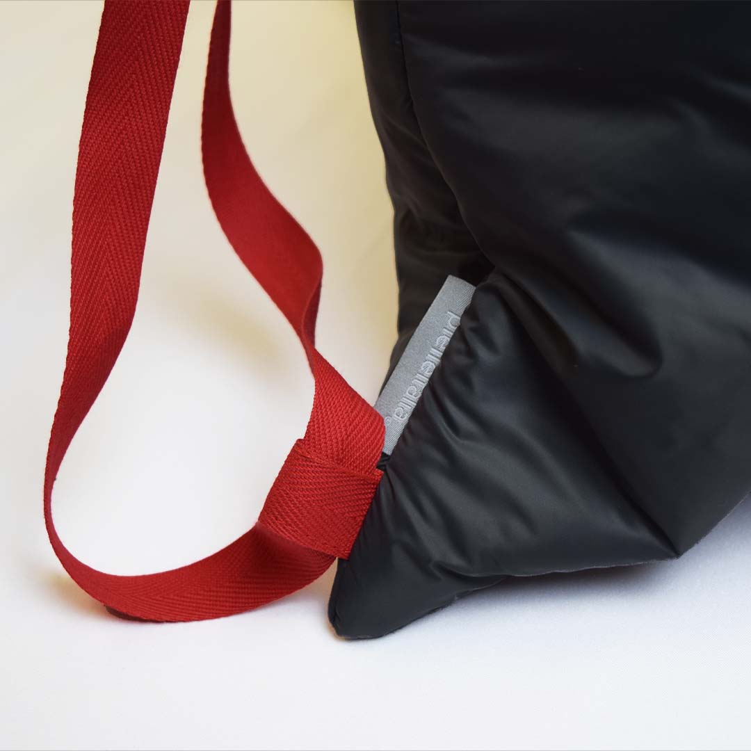 Puffer Drawstring Bag - Grey