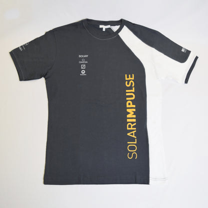 Solar Impulse Men's Grey and White T-shirt