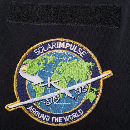 Offizielle schwarze Pilotenjacke von Solar Impulse 